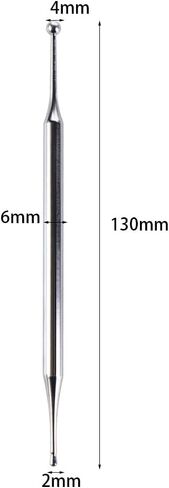 Leadigol 2 Pieces Acupuncture Pen,Stainless Steel Deep Tissue Massage Tool,Relief Auricular Point Pen Therapy Pen Facial Reflexology Tools Meridian Tools Scraping Handheld Ear Massage Needle in Saudi Arabia