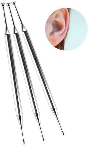 Leadigol 2 Pieces Acupuncture Pen,Stainless Steel Deep Tissue Massage Tool,Relief Auricular Point Pen Therapy Pen Facial Reflexology Tools Meridian Tools Scraping Handheld Ear Massage Needle in Saudi Arabia