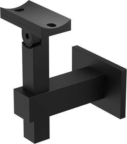 Handrail Bracket Stainless Steel Square Adjustable by Inline Design (Satin Stainless Steel) in Kuwait
