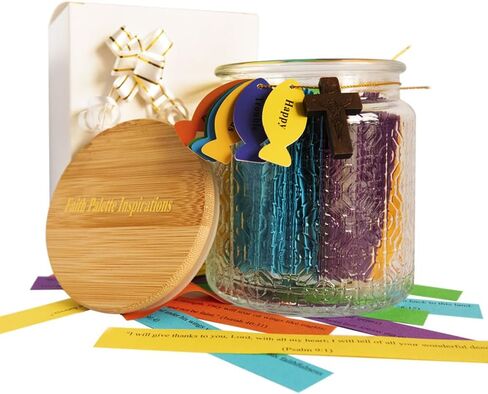 Mini Bible Verse Jar,KJV Bible Jar, The Jesus Bible Jar,Read Me When Bible Verse In A Jar,Womens Bible Jar: Each Mini Verse Is Curated From the Bible Dictionary, Perfect Christian Bible Study Supplies in Saudi Arabia