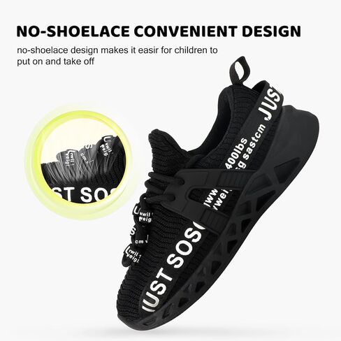 حذاء رياضي للأولاد الصغار/الأطفال الصغار حذاء تنس مضاد للانزلاق خفيف الوزن ومسامي للفتيات حذاء جري أصفر 11.5 طفل صغير in Kuwait