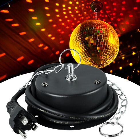 1 RPM Slow Speed Disco Ball Motor Heavy Duty Mirror Ball Electric Motor Rotator Supports 4'' - 12'' Balls for Dj Party Light Home Bands,Christmas Party in Saudi Arabia