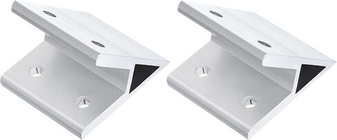 uxcell 2Pcs 45 Degree Angle Aluminum Profile Corner Brackets, Corner Brace Joint Connectors for 6060 Series (Silver Tone) in Saudi Arabia