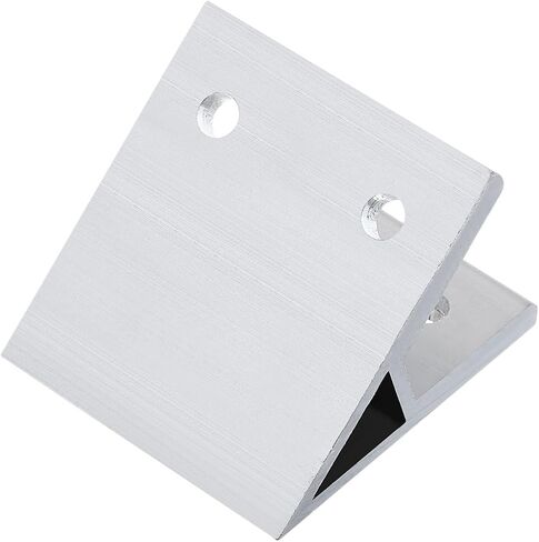 uxcell 2Pcs 45 Degree Angle Aluminum Profile Corner Brackets, Corner Brace Joint Connectors for 6060 Series (Silver Tone) in Saudi Arabia