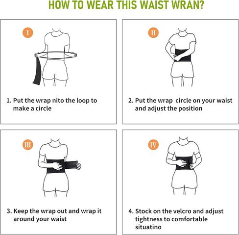 Waist Trainer for Women Lower Belly Fat,Waist Trainer for Women Plus Size,Non-Slip,Tummy Wrap Waist Trimmer for Women Black in Saudi Arabia