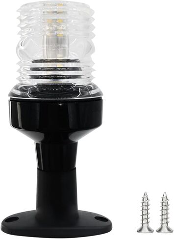 ISURE MARINE 3 ميل بحري مرساة القارب ضوء 360 درجة في جميع أنحاء الأبيض LED ضوء الملاحة الثابت، 10-24 فولت تيار مستمر in Kuwait