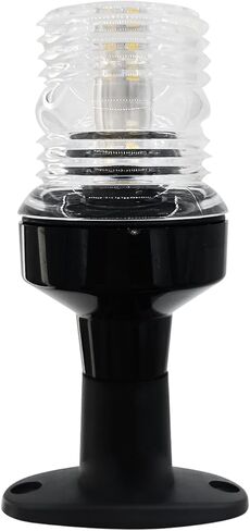 ISURE MARINE 3 ميل بحري مرساة القارب ضوء 360 درجة في جميع أنحاء الأبيض LED ضوء الملاحة الثابت، 10-24 فولت تيار مستمر in Kuwait