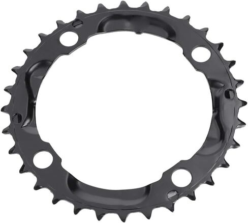 Dioche Bike Chainring, 32T 104mm BCD Steel Round Chainring Chain Ring for Mountain Bike Part Black in Saudi Arabia