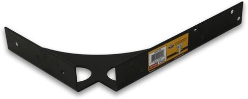 FastCap Black SpeedBrace، 8 بوصة × 12 بوصة بسعة تحميل 1000 رطل - رائعة للأرفف ذات الارتفاع الثابت، وأسطح العمل/المكاتب، ومحطات العمل - تصميم فتحة دائرية - 99929 in Saudi Arabia