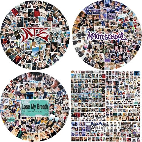 PYAJUU 312PCS Stray Kids Sticker Pack Stray Kids ATE Album Stickers, Lose My Breath Stickers, Magic School Sticker Pack Waterproof Vinyl Decals Stray Kids Stickers for Water Bottles Scrapbook Laptop in Kuwait