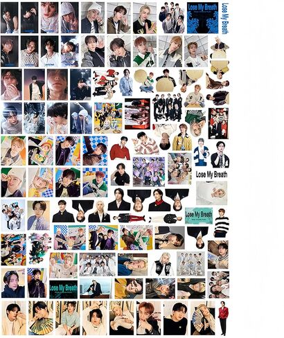 PYAJUU 312PCS Stray Kids Sticker Pack Stray Kids ATE Album Stickers, Lose My Breath Stickers, Magic School Sticker Pack Waterproof Vinyl Decals Stray Kids Stickers for Water Bottles Scrapbook Laptop in Kuwait