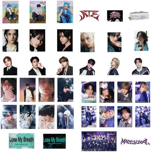 PYAJUU 312PCS Stray Kids Sticker Pack Stray Kids ATE Album Stickers, Lose My Breath Stickers, Magic School Sticker Pack Waterproof Vinyl Decals Stray Kids Stickers for Water Bottles Scrapbook Laptop in Kuwait