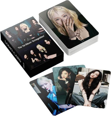 55Pcs AESPA Lomo Cards AESPA Photocards aespa Armageddon WINTER KARINA NINGNING GISELLE (ARMAGEDDON(TYPE 4)) in Saudi Arabia