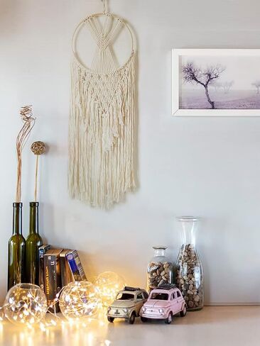 فن ديكور بوهو مصنوع يدويًا من Macrame للتعليق على الحائط لشقة غرفة النوم والحضانة in Kuwait