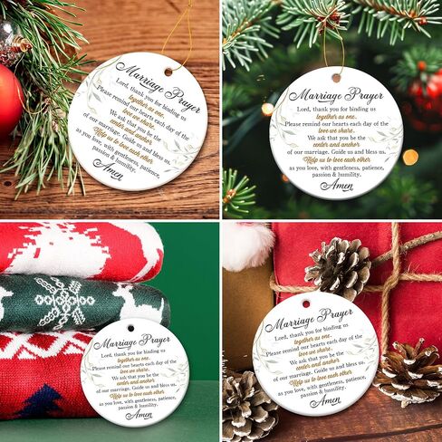 Christian Wedding Gifts for Couples - Marriage Prayer Ornament, Religious Wedding Gifts for Married Couples, Newlyweds - Marriage Gifts for Couples, Christian Bridal Shower Gifts in Saudi Arabia