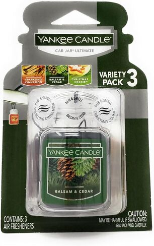 Yankee Candle Paper Car Jar Air Freshener for Long Lasting Fragrance (Coconut Beach, 1 Pack) in Saudi Arabia