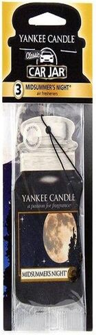 Yankee Candle Paper Car Jar Air Freshener for Long Lasting Fragrance (Coconut Beach, 1 Pack) in Saudi Arabia