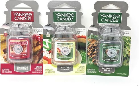 Yankee Candle Paper Car Jar Air Freshener for Long Lasting Fragrance (Coconut Beach, 1 Pack) in Saudi Arabia