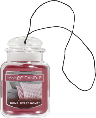 Yankee Candle Paper Car Jar Air Freshener for Long Lasting Fragrance (Coconut Beach, 1 Pack) in Saudi Arabia