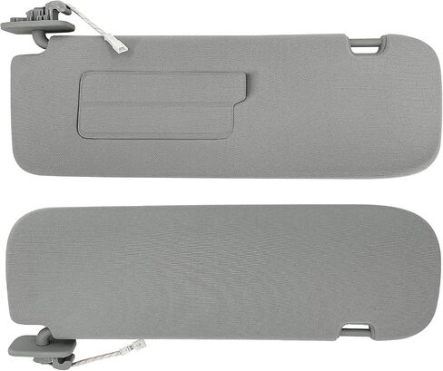 Right Passenger Side Sun Visor Compatible with Tesla Model 3 / Y 2021 2022 2023 Replacement 1490406-01-B 149040601B（Gray） in Saudi Arabia