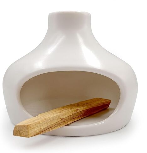 Palo Santo Holder, Incense Burner Zen Decor, Smudge Bowl for Meditation Yoga, Chimeneas Incense Holder, Handmade Ceramic Incense Holder Ash Catcher in Saudi Arabia