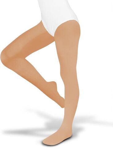 PICCOLO HOSIERY Ultra Soft Girls Ballet Dance Tights – Microfiber Footed Tights for School & Studio in Kuwait