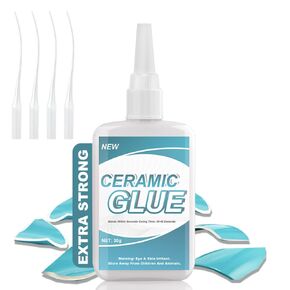 Glass Glue, Glass Glue Clear, Glass Adhesive for Glass to Glass Bonding, Glue for Glass Repair for Fast-Curing & Weatherproof Adhesive for Glass Repair, Crystal, Mirror and More（30g)