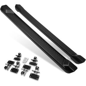 PM PERFORMOTOR 4 Inches Stainless Steel Side Step Nerf Bar Blue Running Board with Dropped Steps Compatible with 2018-2022 Jeep Wrangler JL Unlimited 4-Door, PM-RNB-8143-BL