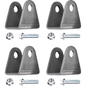 Shock Mount Seat Shock Suspension Bracket Mounting Pack of 4 Steel Base Shock Absorption Seat Shock Rod Pin Eliminator for Motorcycle Dirt Pit Bike Atv Go Kart