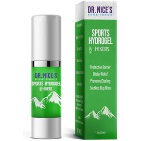 Dr. Nice's Sports Hydrogel - for Hikers | for Instant Blister & Chafe Relief, Non-Toxic | for Chafe and Crack Relief | All-Natural | Designed to Support The Healing Process