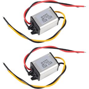 2PCS 12V to 3.7V Buck Converter Step Down Converter DC 8-35V to 3.7V 3A 11W Voltage Regulator Board Power Supply Module, 5V 6V 9V 12V 24V Waterproof Car Volt Step Down Buck Converter