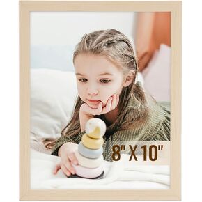 TWING 8x10 Picture Frames 1 Set,Hanging Red Frames with Mat for Gallery Wall Decor, Horizontal/Vertical Tabletop Photo Frame