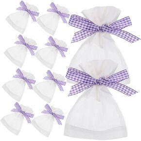 STOBAZA 10PCS Lavender Sachet Bags Lavender Sachets Empty Sachet Storage Bags Empty Perfume Bags Packing Bag Empty Lavender Sachets Pouch Sachet Bag Empty Sachet Bags