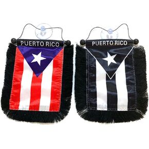 Boricua, Puerto Rico rearview mirror,Puerto rican Boxing glove suv car truck for home or auto Classic Boricua Puerto Rico flag