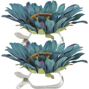 VICASKY Sunflower Curtain Clip Sunflower Curtains Farmhouse Tiebacks Sunflower Curtain Tieback Decorative Rope Holdbacks Curtain Clips for Drapes Curtain Tie Backs Drapery Tiebacks 2pcs