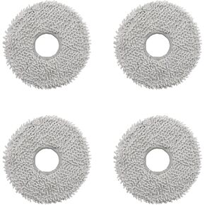 Replacement Washable Mop Cloth Compatible with ECOVACS X2/X2 Pro Robot Vacuum Cleaner, Includes 4 Mop Pads