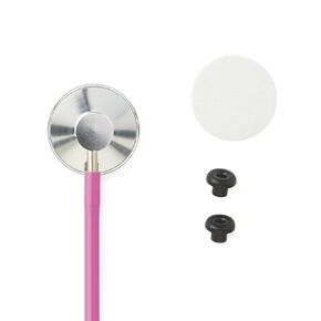 Medline Single-Head Stethoscope with 22" Long Tubing, Pink, Lightweight and Durable