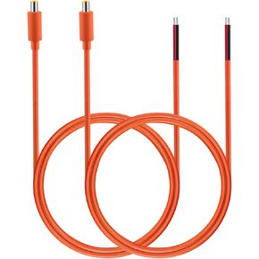 Tonton DC7909 8mm Power Pigtails Cable 3.3FT, 12V Female Plug to Bare Wire Open End Repair Cord for Jackery Bluetti Power Bank Station Portable Generator Solar Panel Cell, 3D Printer Outdoor Power