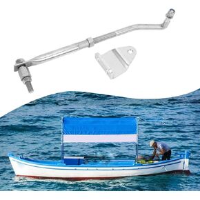 Outboard Steering Arm, 265‑315mm Adjustable Stainless Steel Outboard Motor Steering Link Universal for Most Boat Marine Outboard of 15HP to 200HP