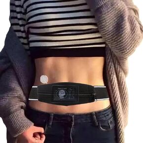 Insulin Pump Belt, Expandable Medical Waist Pouch, Diabetic Running Belt with Pocket, Adjustable Waist, Diabetic Supplies