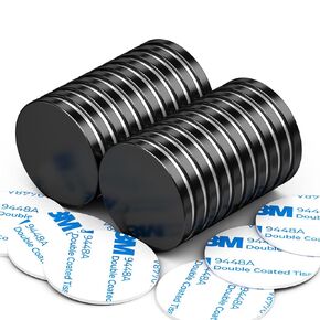 8 Pack Strong Magnets Heavy Duty, Powerful Neodymium Magnets with Double-Sided Adhesive,Rare Earth Magnets for Fridge, DIY, Office