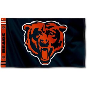 WinCraft Chicago Bears Printed Header 3x5 Foot Banner Flag
