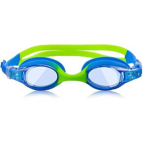 Swim Goggles Adjustable Double Row Silicone Belt Anti-Fog Swimming Goggles for Children Boys & Girls Age 3-14
