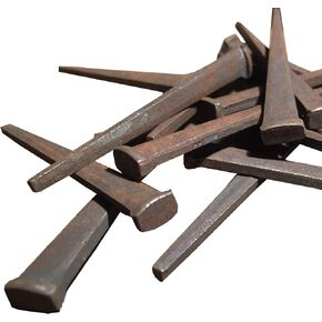 2.25"- Antique FLOORING NAILS - Vintage rustic restoration accent nails for wood flooring, furniture, cabins, shutters & more – Decorative clavos – Distinctive old fashioned Flooring Nail-2.25 in