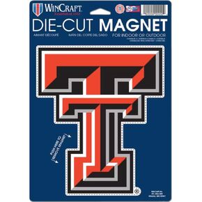 Wincraft Texas Tech Red Raiders Indoor/Outdoor Die Cut Magnet