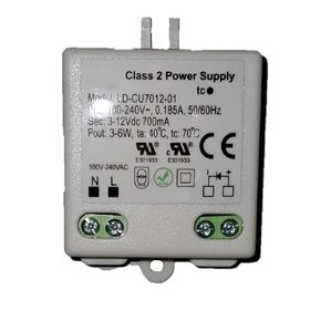 Ironsmith Lighting Products LED Driver Transformer - Efficient 100-240 Volts AC Input, Stable 3-12 Volts DC, 3-6 Watt Constant Current, Class 2 Power Supply - Corded Electric