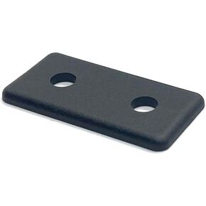 15 Series Fractional 1.5" x 3.0" Black Nylon Square End Cap Compatible with 80/20 Aluminum Extrusion T-Slot Accessories (10 Pack) SKU: 1303-10