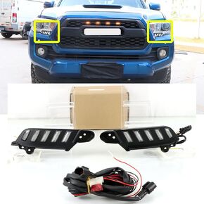 LED Side Mirrors Light Sequential Turn Signal Lights Indicator Blinker Fog Lamp Fit For 2019-2023 Toyota RAV4 XA50,2016-2023 Tacoma,2020-2023 Highlander XU70