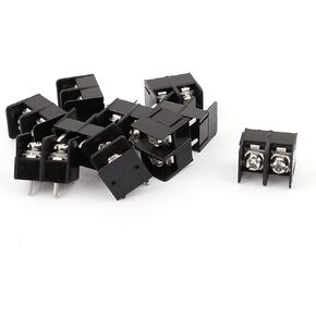 uxcell AC 300V 20A 2P Wire Connector Screw Barrier Terminal Blocks 10 Pcs