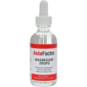 Magnesium Drops – Made in Hawaii – with Other Trace Minerals – Easy to Take Liquid 2 Fl. Oz. – Aids in Brain, Mood. Muscle, Nerve, & Cardiovascular Health